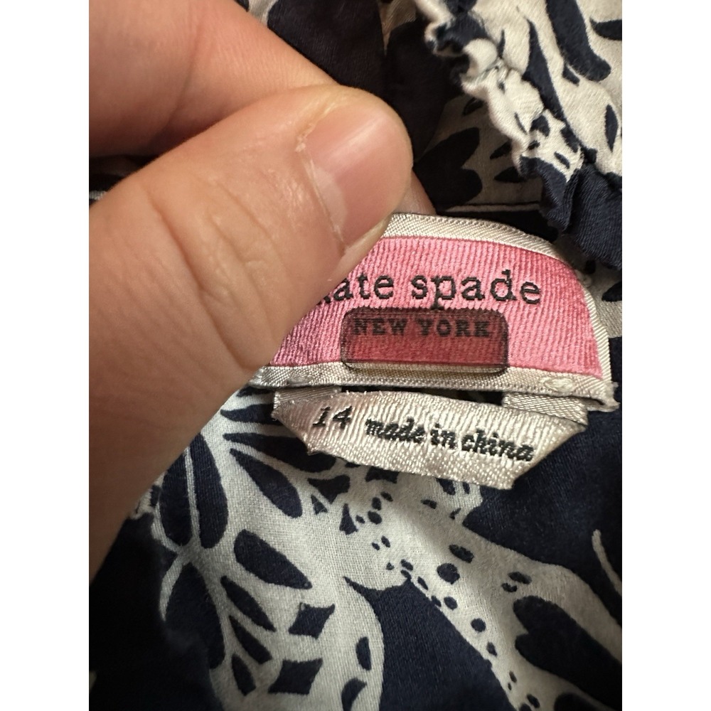 Kate Spade 100% Cotton Butterfly Women Shirt - Picture 4 of 5